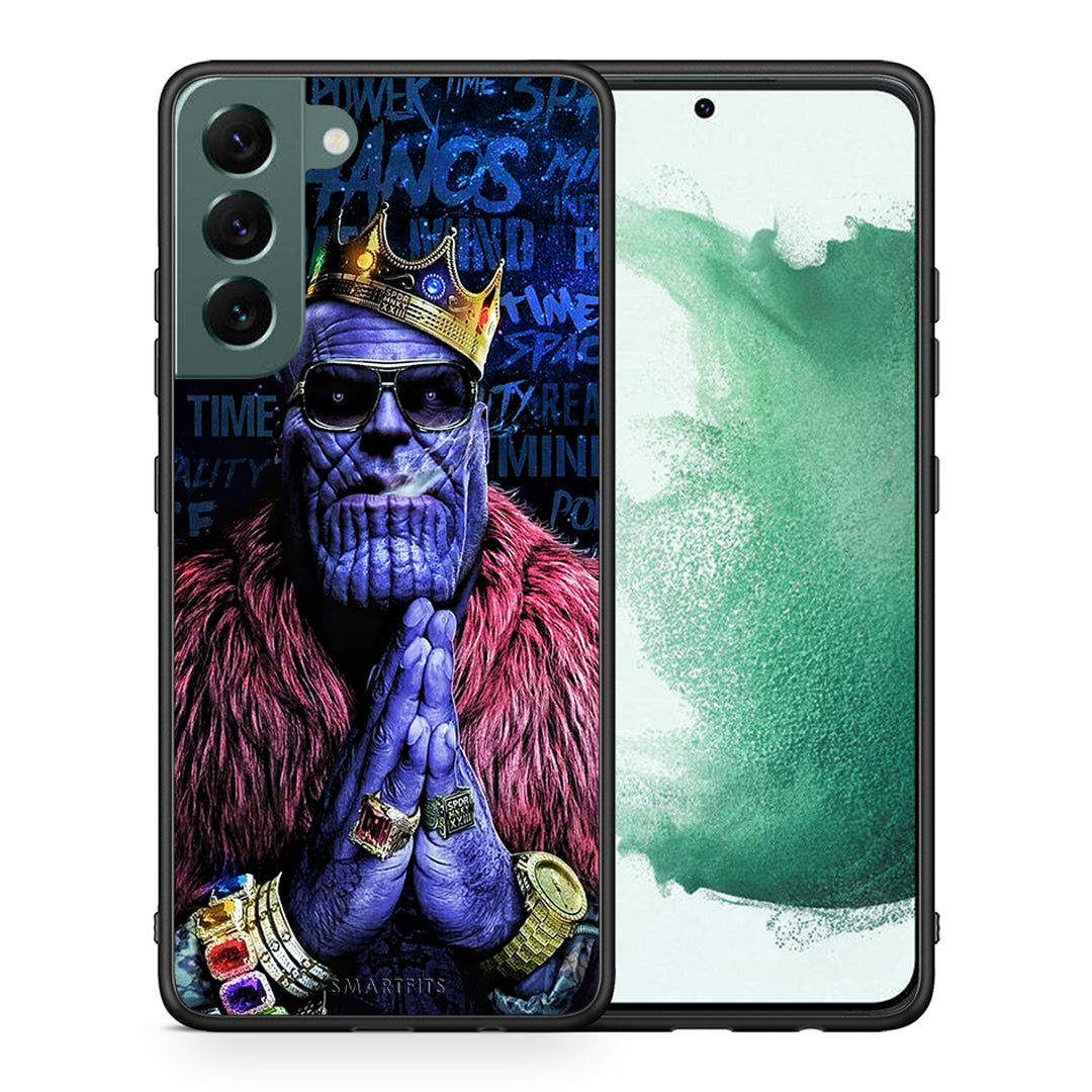 Θήκη Samsung S22 Plus Thanos PopArt από τη Smartfits με σχέδιο στο πίσω μέρος και μαύρο περίβλημα | Samsung S22 Plus Thanos PopArt case with colorful back and black bezels