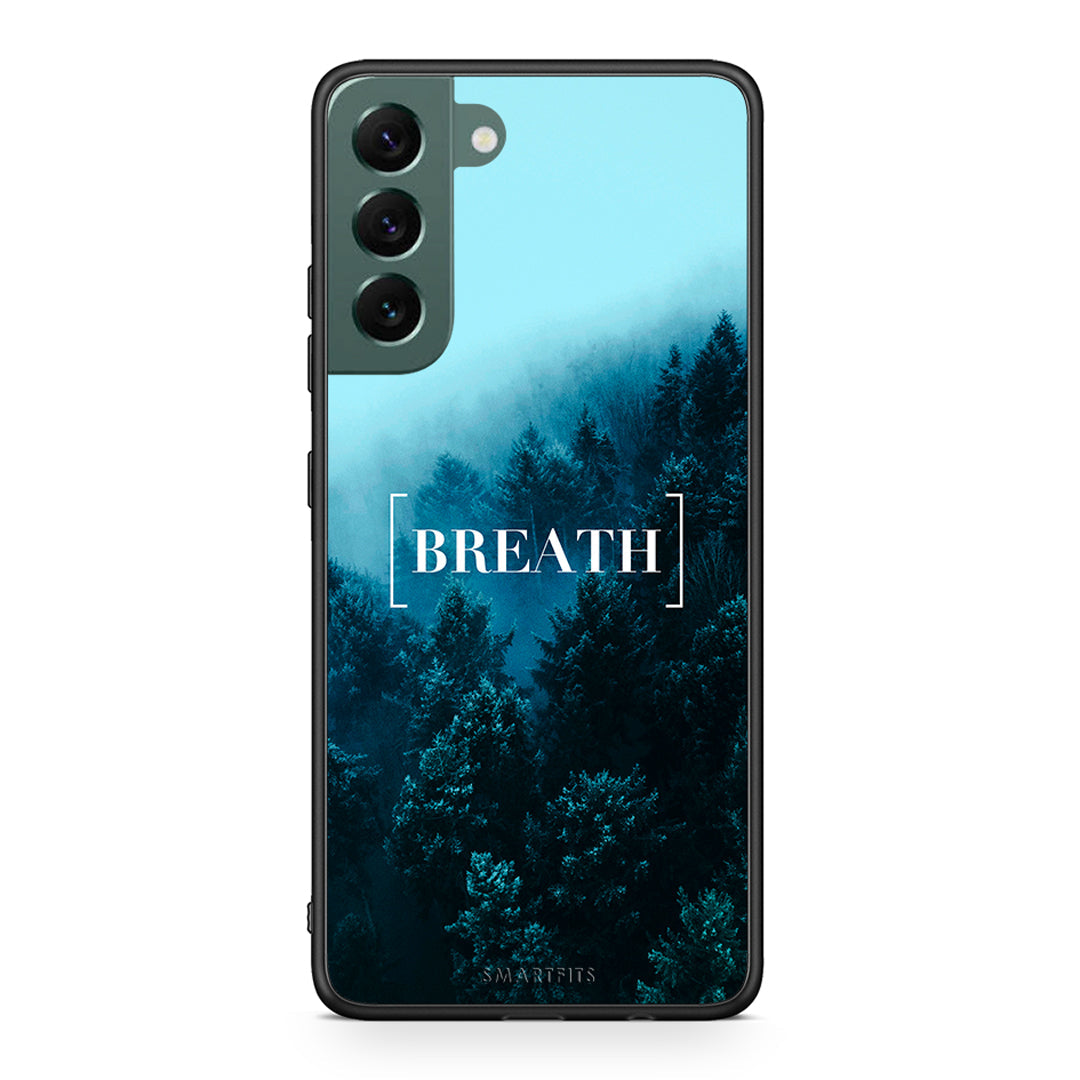 4 - Samsung S22 Plus Breath Quote case, cover, bumper