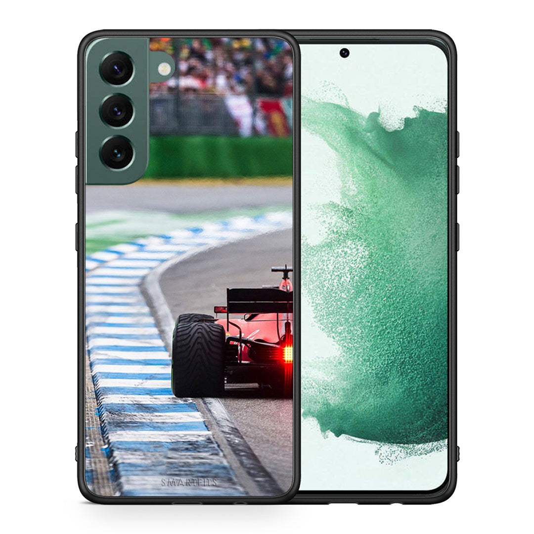 Θήκη Samsung S22 Plus Racing Vibes από τη Smartfits με σχέδιο στο πίσω μέρος και μαύρο περίβλημα | Samsung S22 Plus Racing Vibes case with colorful back and black bezels