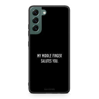 Thumbnail for Samsung S22 Plus Salute θήκη από τη Smartfits με σχέδιο στο πίσω μέρος και μαύρο περίβλημα | Smartphone case with colorful back and black bezels by Smartfits