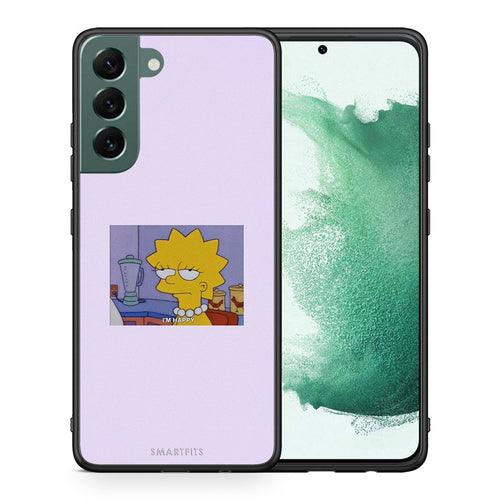 Θήκη Samsung S22 Plus So Happy από τη Smartfits με σχέδιο στο πίσω μέρος και μαύρο περίβλημα | Samsung S22 Plus So Happy case with colorful back and black bezels