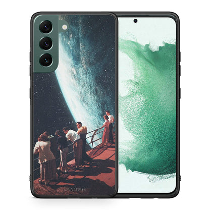 Θήκη Samsung S22 Plus Surreal View από τη Smartfits με σχέδιο στο πίσω μέρος και μαύρο περίβλημα | Samsung S22 Plus Surreal View case with colorful back and black bezels