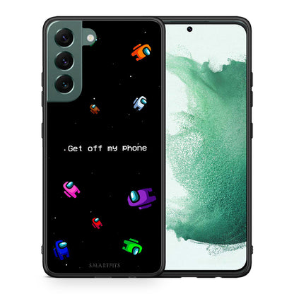 Θήκη Samsung S22 Plus AFK Text από τη Smartfits με σχέδιο στο πίσω μέρος και μαύρο περίβλημα | Samsung S22 Plus AFK Text case with colorful back and black bezels