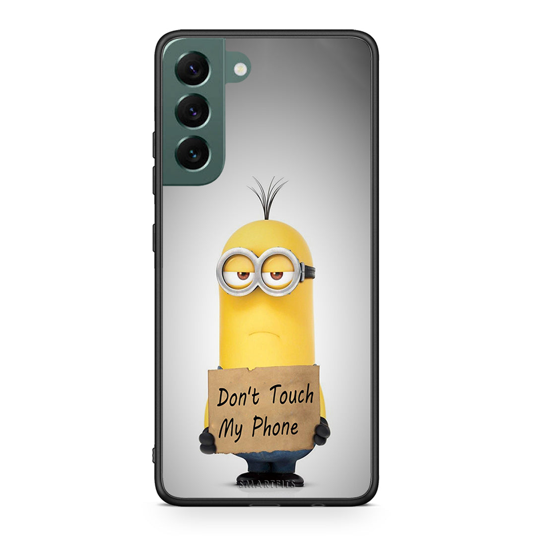 4 - Samsung S22 Plus Minion Text case, cover, bumper