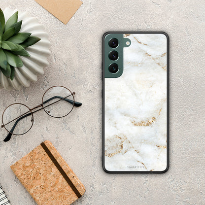 White Gold Marble - Samsung Galaxy S22 Plus θήκη