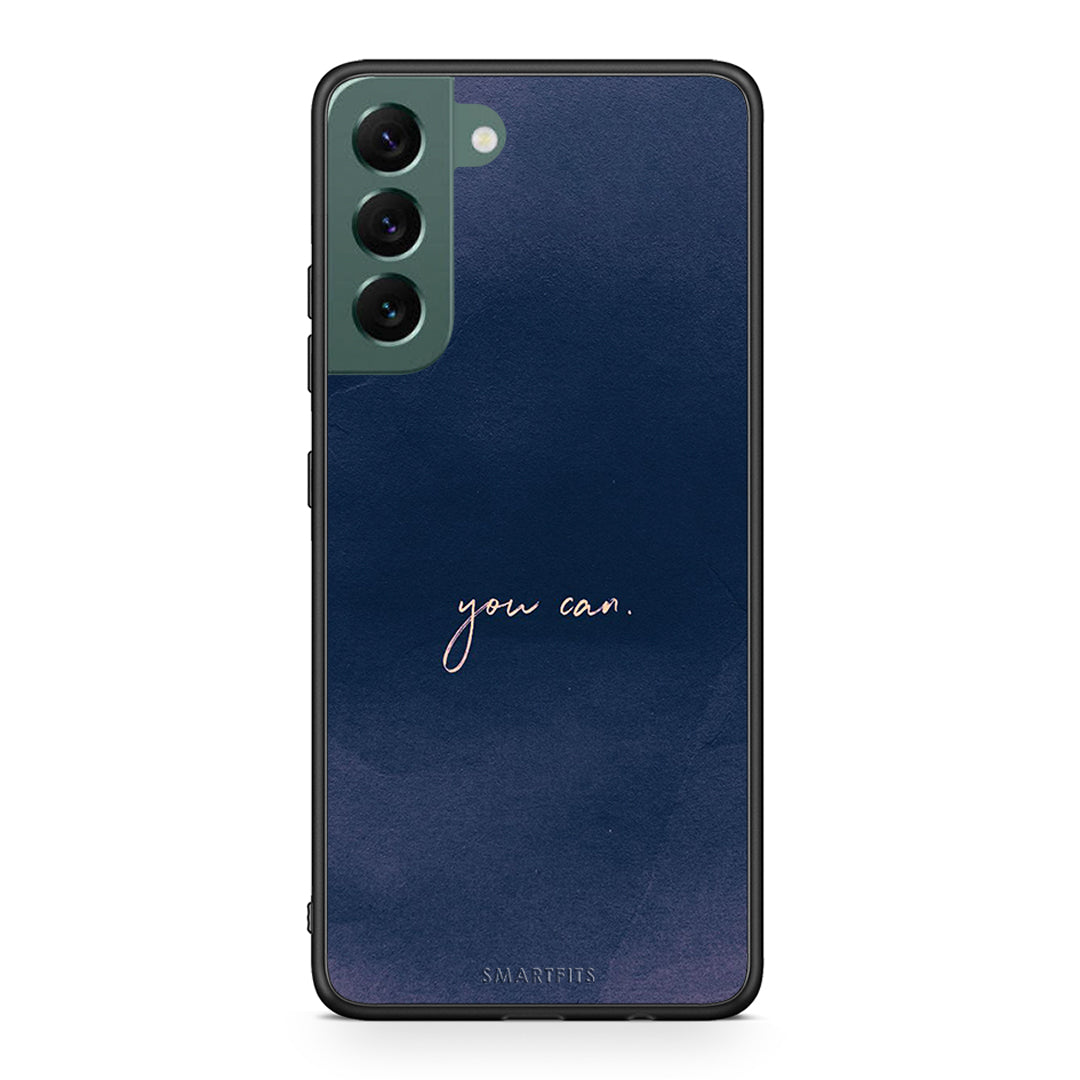 Samsung S22 Plus You Can θήκη από τη Smartfits με σχέδιο στο πίσω μέρος και μαύρο περίβλημα | Smartphone case with colorful back and black bezels by Smartfits