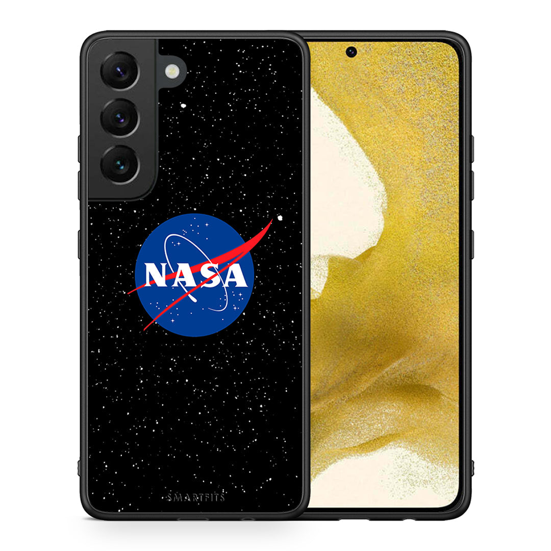 Θήκη Samsung S22 NASA PopArt από τη Smartfits με σχέδιο στο πίσω μέρος και μαύρο περίβλημα | Samsung S22 NASA PopArt case with colorful back and black bezels