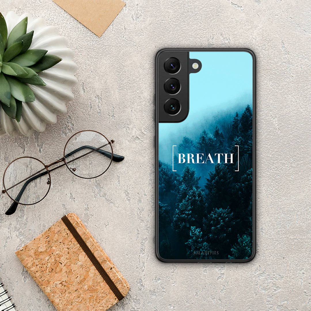 Quote Breath - Samsung Galaxy S22 θήκη
