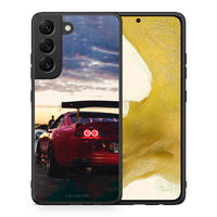 Thumbnail for Θήκη Samsung S22 Racing Supra από τη Smartfits με σχέδιο στο πίσω μέρος και μαύρο περίβλημα | Samsung S22 Racing Supra case with colorful back and black bezels