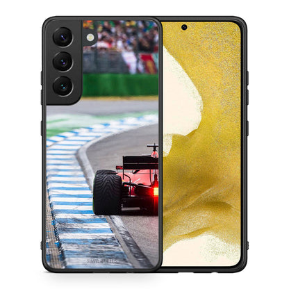 Θήκη Samsung S22 Racing Vibes από τη Smartfits με σχέδιο στο πίσω μέρος και μαύρο περίβλημα | Samsung S22 Racing Vibes case with colorful back and black bezels