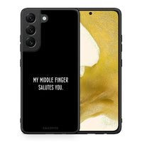 Thumbnail for Θήκη Samsung S22 Salute από τη Smartfits με σχέδιο στο πίσω μέρος και μαύρο περίβλημα | Samsung S22 Salute case with colorful back and black bezels