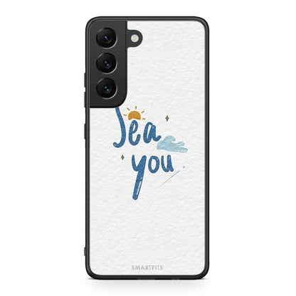 Samsung S22 Sea You Θήκη από τη Smartfits με σχέδιο στο πίσω μέρος και μαύρο περίβλημα | Smartphone case with colorful back and black bezels by Smartfits