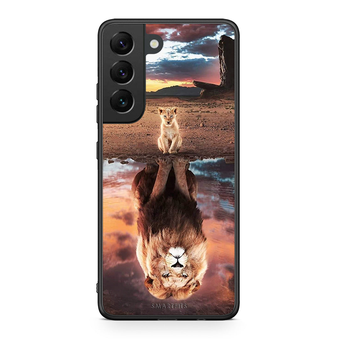 Samsung S22 Sunset Dreams Θήκη Αγίου Βαλεντίνου από τη Smartfits με σχέδιο στο πίσω μέρος και μαύρο περίβλημα | Smartphone case with colorful back and black bezels by Smartfits