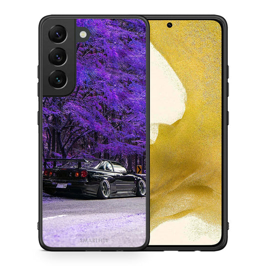 Θήκη Αγίου Βαλεντίνου Samsung S22 Super Car από τη Smartfits με σχέδιο στο πίσω μέρος και μαύρο περίβλημα | Samsung S22 Super Car case with colorful back and black bezels