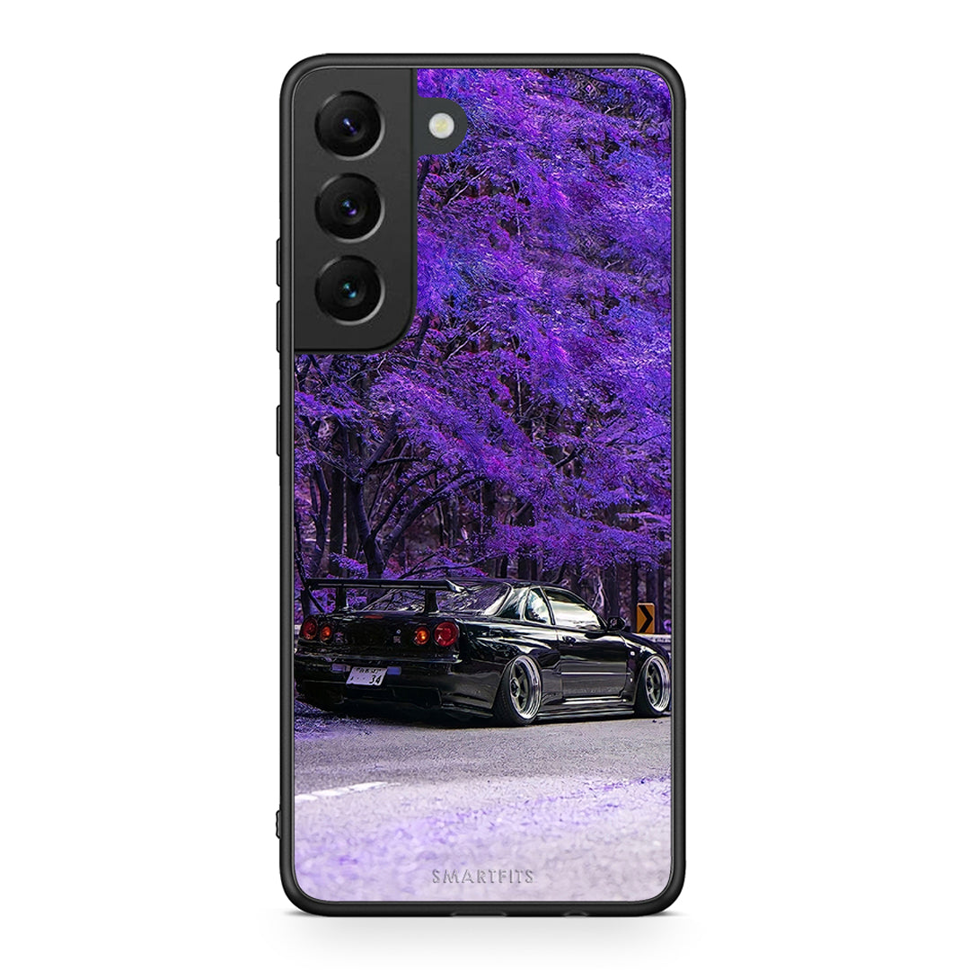 Samsung S22 Super Car Θήκη Αγίου Βαλεντίνου από τη Smartfits με σχέδιο στο πίσω μέρος και μαύρο περίβλημα | Smartphone case with colorful back and black bezels by Smartfits