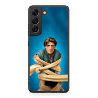 Thumbnail for Samsung S22 Tangled 1 Θήκη Αγίου Βαλεντίνου από τη Smartfits με σχέδιο στο πίσω μέρος και μαύρο περίβλημα | Smartphone case with colorful back and black bezels by Smartfits