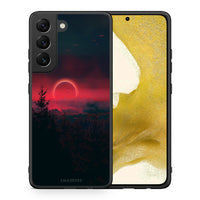 Thumbnail for Θήκη Samsung S22 Sunset Tropic από τη Smartfits με σχέδιο στο πίσω μέρος και μαύρο περίβλημα | Samsung S22 Sunset Tropic case with colorful back and black bezels