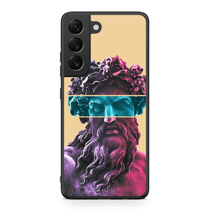 Samsung S22 Zeus Art Θήκη Αγίου Βαλεντίνου από τη Smartfits με σχέδιο στο πίσω μέρος και μαύρο περίβλημα | Smartphone case with colorful back and black bezels by Smartfits