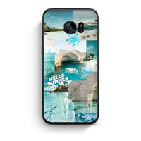 Thumbnail for samsung s7 Aesthetic Summer Θήκη από τη Smartfits με σχέδιο στο πίσω μέρος και μαύρο περίβλημα | Smartphone case with colorful back and black bezels by Smartfits