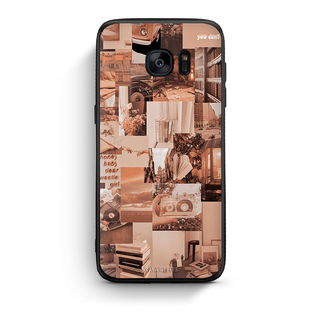 samsung s7 Collage You Can Θήκη Αγίου Βαλεντίνου από τη Smartfits με σχέδιο στο πίσω μέρος και μαύρο περίβλημα | Smartphone case with colorful back and black bezels by Smartfits