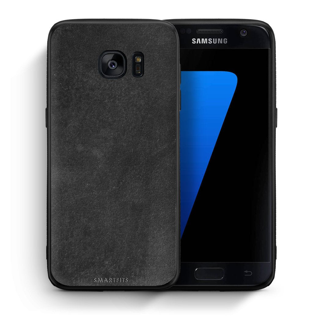 Θήκη Samsung S7 Black Slate Color από τη Smartfits με σχέδιο στο πίσω μέρος και μαύρο περίβλημα | Samsung S7 Black Slate Color case with colorful back and black bezels