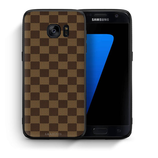 Θήκη Samsung S7 Glamour Designer από τη Smartfits με σχέδιο στο πίσω μέρος και μαύρο περίβλημα | Samsung S7 Glamour Designer case with colorful back and black bezels