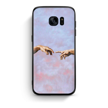 samsung s7 edge Adam Hand θήκη από τη Smartfits με σχέδιο στο πίσω μέρος και μαύρο περίβλημα | Smartphone case with colorful back and black bezels by Smartfits