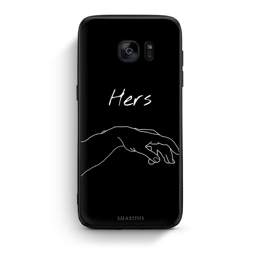 samsung s7 Aeshetic Love 1 Θήκη Αγίου Βαλεντίνου από τη Smartfits με σχέδιο στο πίσω μέρος και μαύρο περίβλημα | Smartphone case with colorful back and black bezels by Smartfits