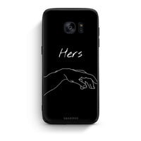 Thumbnail for samsung s7 Aeshetic Love 1 Θήκη Αγίου Βαλεντίνου από τη Smartfits με σχέδιο στο πίσω μέρος και μαύρο περίβλημα | Smartphone case with colorful back and black bezels by Smartfits