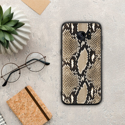 Animal Fashion Snake - Samsung Galaxy S7 Edge θήκη