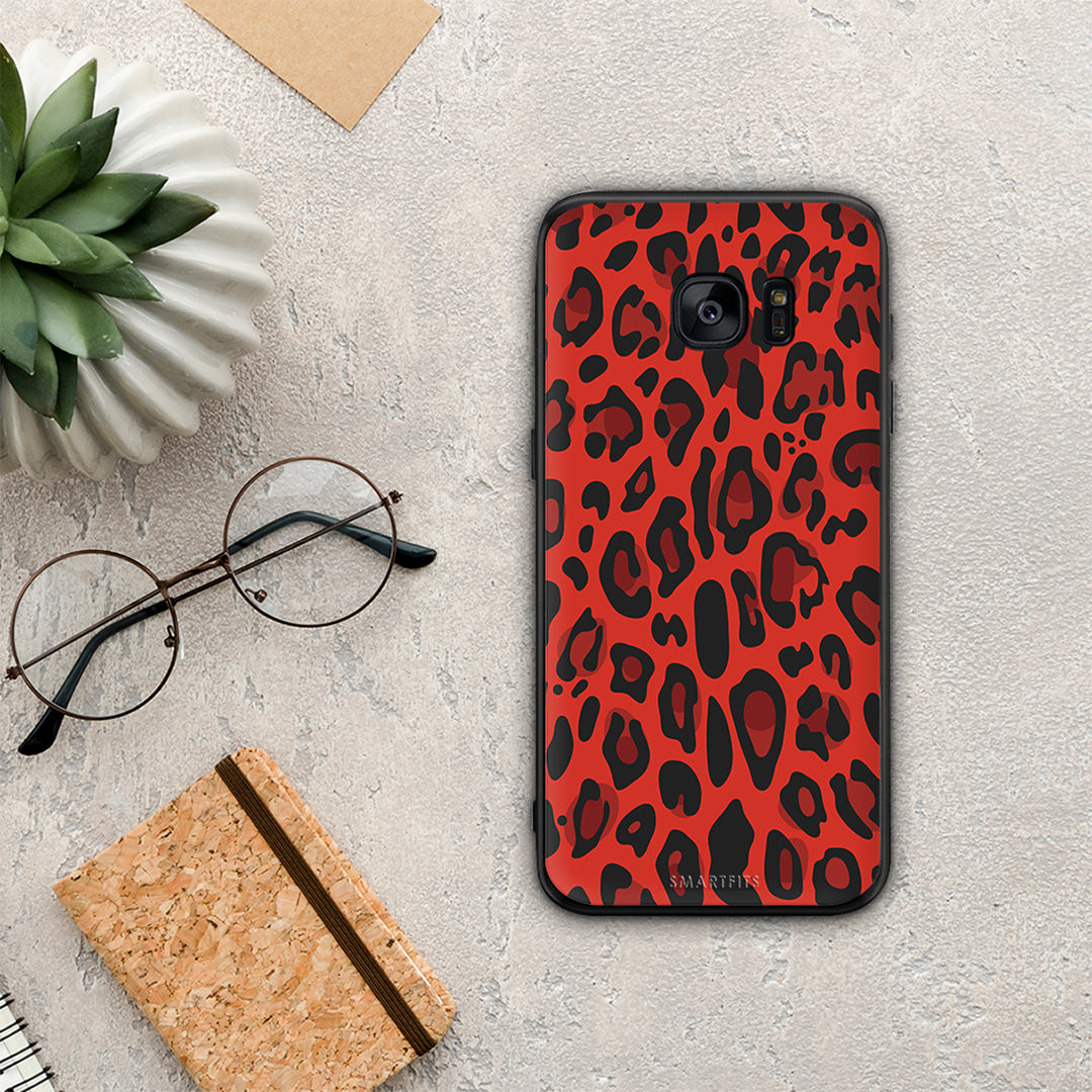 Animal Red Leopard - Samsung Galaxy S7 θήκη