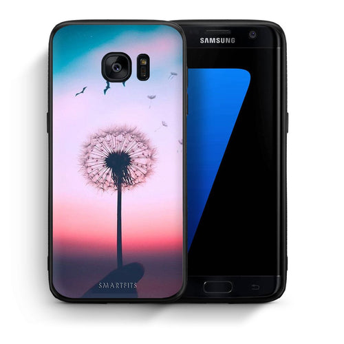 Θήκη Samsung S7 Edge Wish Boho από τη Smartfits με σχέδιο στο πίσω μέρος και μαύρο περίβλημα | Samsung S7 Edge Wish Boho case with colorful back and black bezels