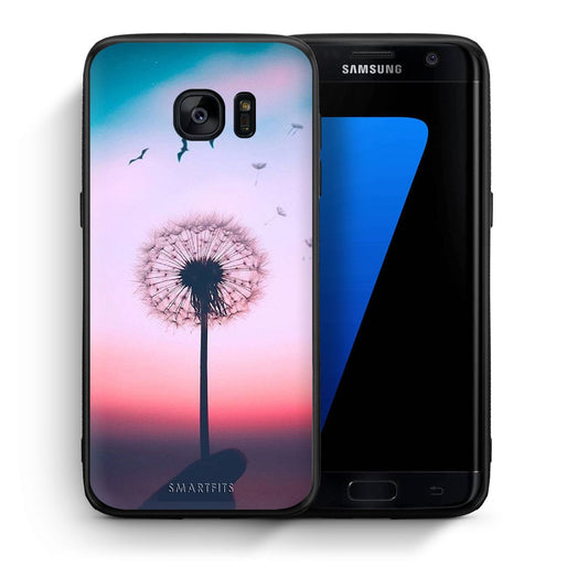 Θήκη Samsung S7 Edge Wish Boho από τη Smartfits με σχέδιο στο πίσω μέρος και μαύρο περίβλημα | Samsung S7 Edge Wish Boho case with colorful back and black bezels