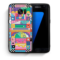 Thumbnail for Θήκη Samsung S7 Edge Bubbles Soap από τη Smartfits με σχέδιο στο πίσω μέρος και μαύρο περίβλημα | Samsung S7 Edge Bubbles Soap case with colorful back and black bezels