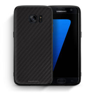 Thumbnail for Θήκη Samsung S7 Edge Carbon Black από τη Smartfits με σχέδιο στο πίσω μέρος και μαύρο περίβλημα | Samsung S7 Edge Carbon Black case with colorful back and black bezels