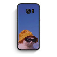 Thumbnail for samsung s7 edge Cat Diva θήκη από τη Smartfits με σχέδιο στο πίσω μέρος και μαύρο περίβλημα | Smartphone case with colorful back and black bezels by Smartfits