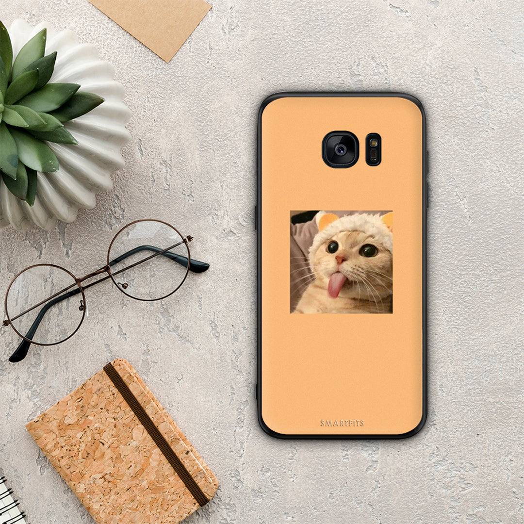 Cat Tongue - Samsung Galaxy S7 Edge θήκη