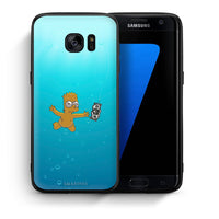 Thumbnail for Θήκη Samsung S7 Edge Chasing Money από τη Smartfits με σχέδιο στο πίσω μέρος και μαύρο περίβλημα | Samsung S7 Edge Chasing Money case with colorful back and black bezels