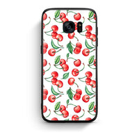 Thumbnail for samsung s7 edge Cherry Summer θήκη από τη Smartfits με σχέδιο στο πίσω μέρος και μαύρο περίβλημα | Smartphone case with colorful back and black bezels by Smartfits