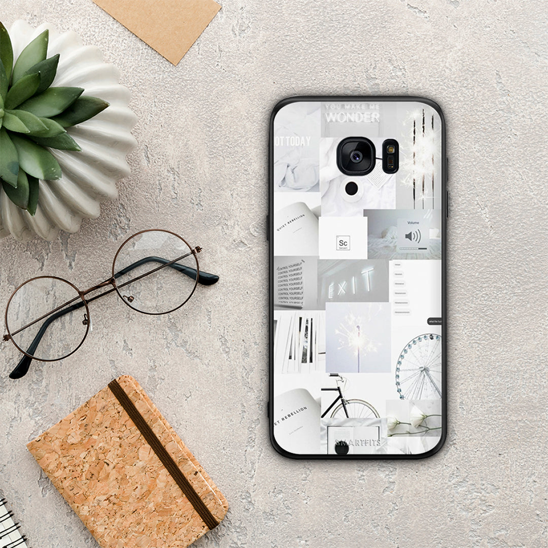 Collage Make Me Wonder - Samsung Galaxy S7 Edge θήκη