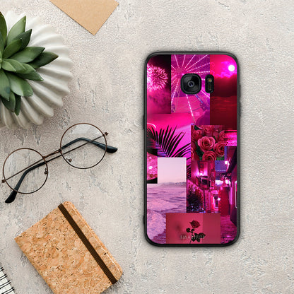 Collage Red Roses - Samsung Galaxy S7 Edge θήκη