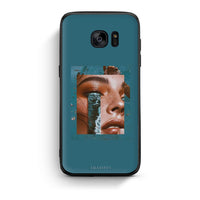 Thumbnail for samsung s7 edge Cry An Ocean θήκη από τη Smartfits με σχέδιο στο πίσω μέρος και μαύρο περίβλημα | Smartphone case with colorful back and black bezels by Smartfits