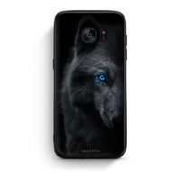 Thumbnail for samsung s7 Dark Wolf θήκη από τη Smartfits με σχέδιο στο πίσω μέρος και μαύρο περίβλημα | Smartphone case with colorful back and black bezels by Smartfits