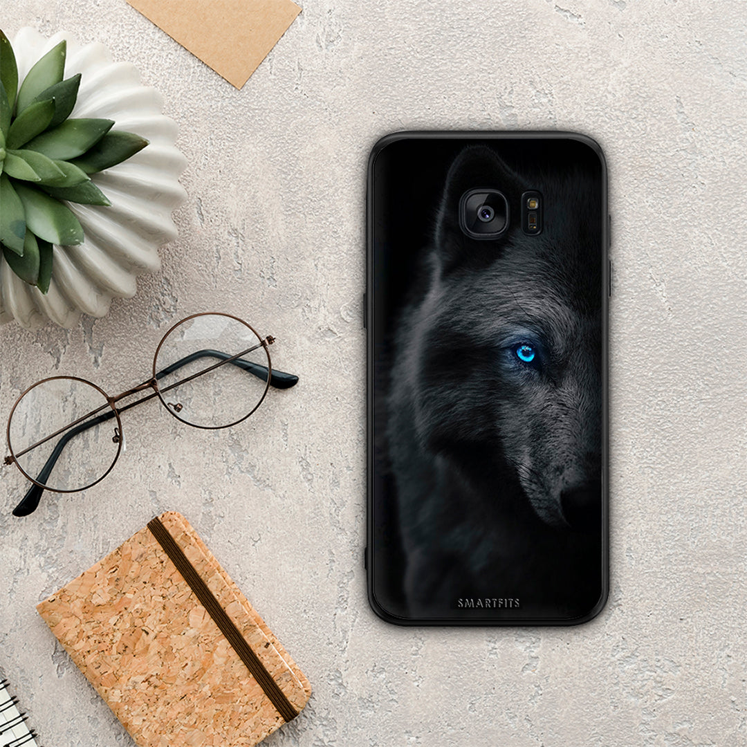 Dark Wolf - Samsung Galaxy S7 Edge θήκη