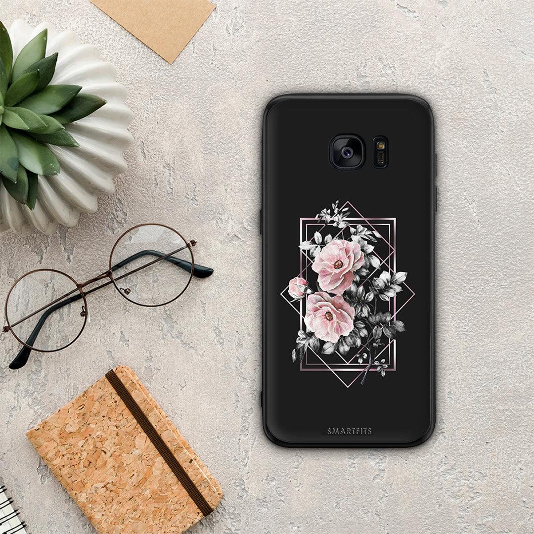 Flower Frame - Samsung Galaxy S7 Edge θήκη