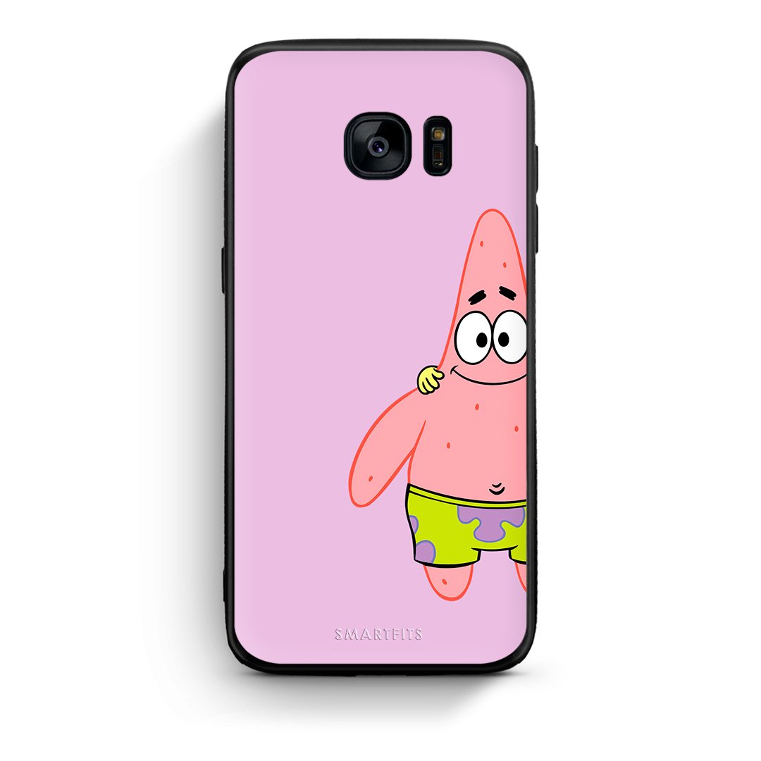 samsung s7  Friends Patrick θήκη από τη Smartfits με σχέδιο στο πίσω μέρος και μαύρο περίβλημα | Smartphone case with colorful back and black bezels by Smartfits