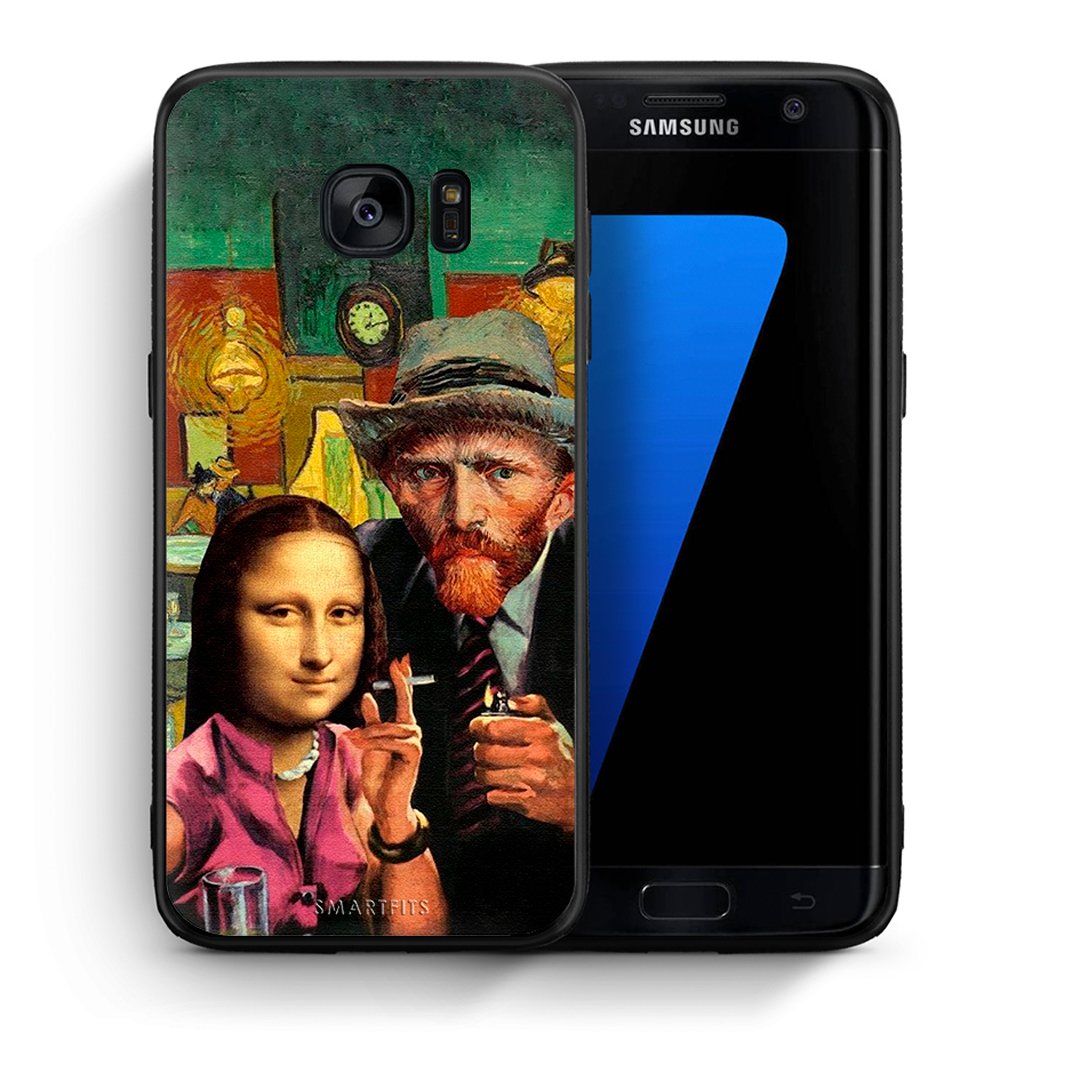 Θήκη Samsung S7 Edge Funny Art από τη Smartfits με σχέδιο στο πίσω μέρος και μαύρο περίβλημα | Samsung S7 Edge Funny Art case with colorful back and black bezels