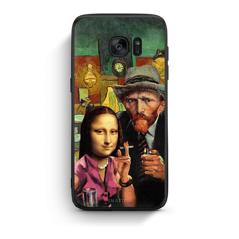 samsung s7 edge Funny Art θήκη από τη Smartfits με σχέδιο στο πίσω μέρος και μαύρο περίβλημα | Smartphone case with colorful back and black bezels by Smartfits