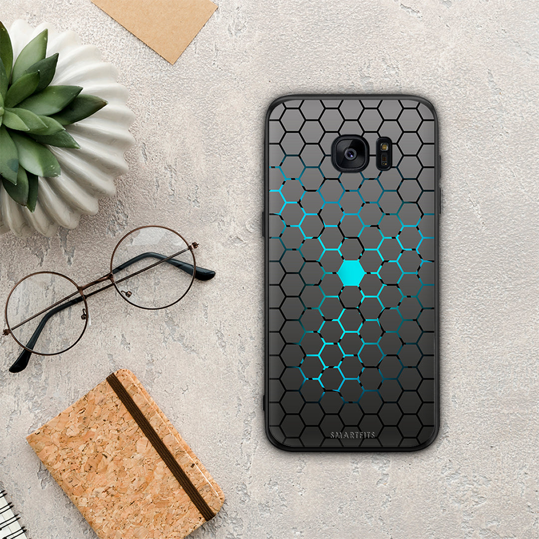 Geometric Hexagonal - Samsung Galaxy S7 Edge θήκη