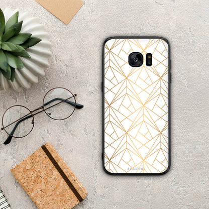 Geometric Luxury White - Samsung Galaxy S7 θήκη